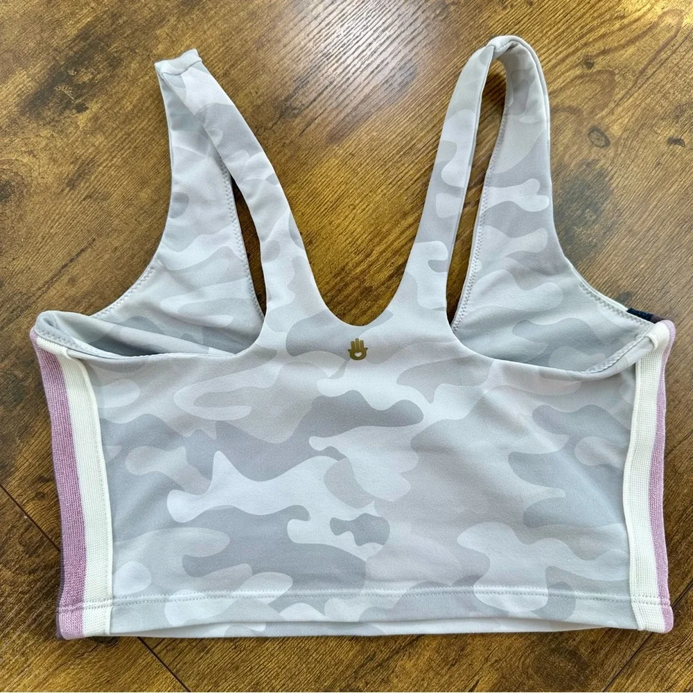 Spiritual Gangster Winter White and Gray Camo Shakti Brami, Small